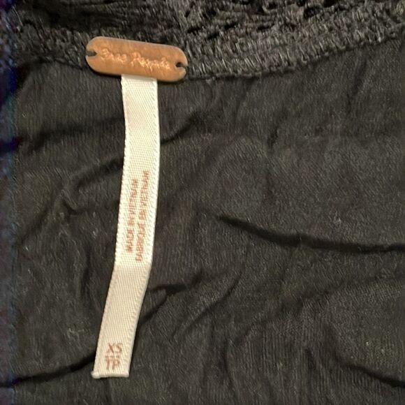 NWOT-Free People black asymmetrical little black dress. - Picture 7 of 8